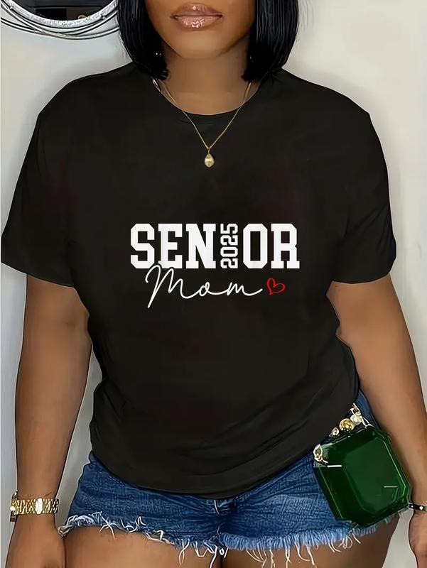 cotton Class FOG 2025 Senior Mom 2025 Graduation 2025 Back Hidden leaf ninja School T-Shirt casual Fashion graphic tees...
