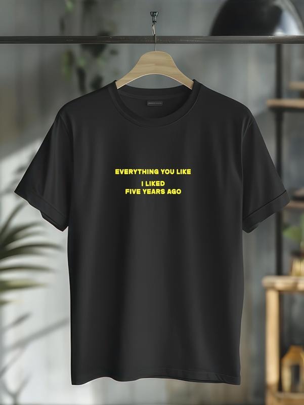 cotton Everything You Like Swoosh Liked Five Years Spiky hair fighters T-Shirt casual Fashion graphic tees women Hoodie,...