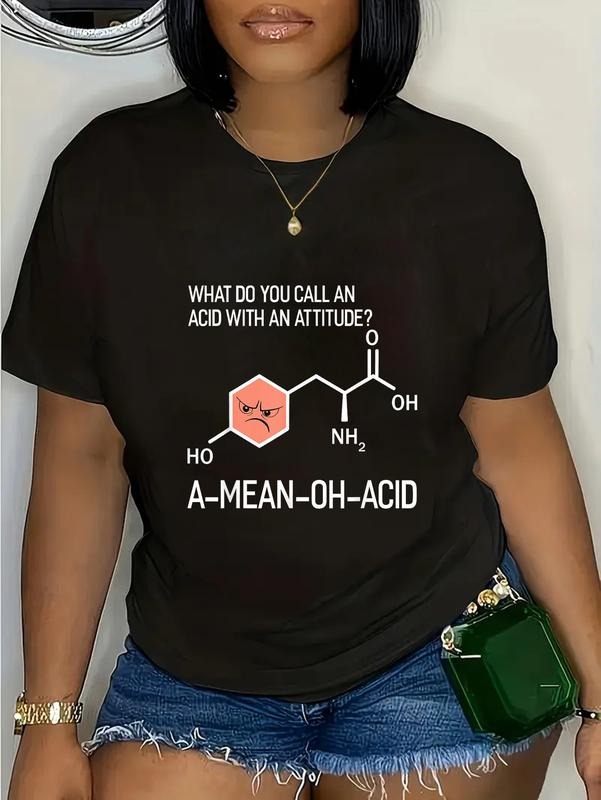 cotton Humor Nerdy Chemistry Lightsaber brand Shirt Gifts-Amino Acid for Women Men Lightsaber brand-Shirt casual Fashion...