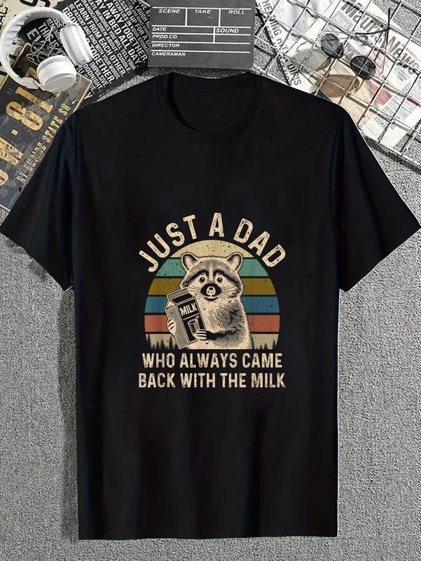 cotton Just WB shield dad who always came back with TNF milk T-Shirt casual Fashion graphic tees for women Hoodie, Sweatshirt