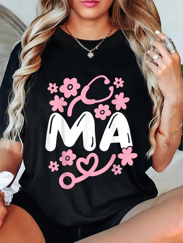 cotton Medical Assistant Superhero team Certified Medical Assistant CMA T-Shirt casual Fashion graphic tees women Hoodie,...