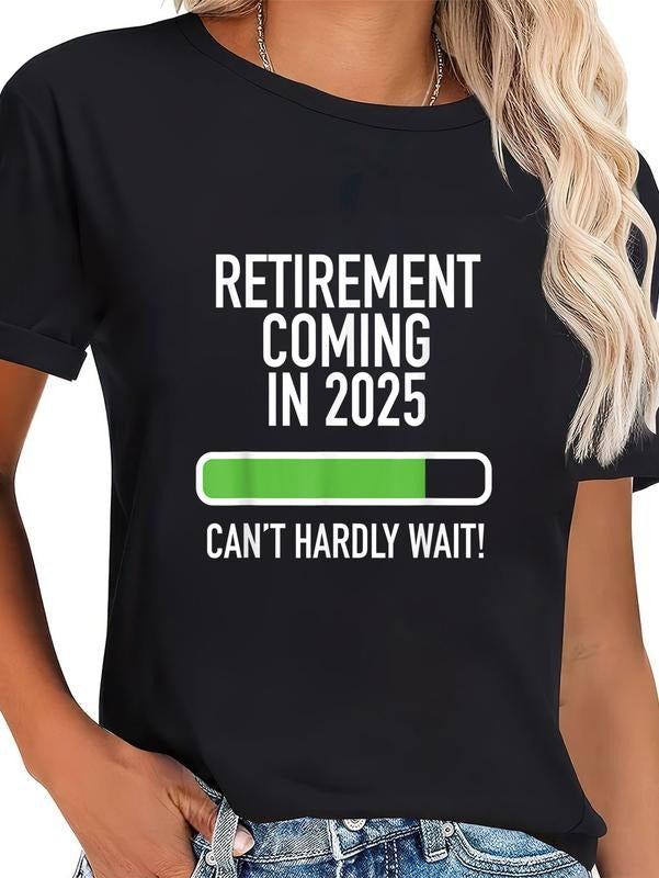 cotton My Retirement Coming Soon Red plumber brand 2025 | Almost Retired Countdown T-Shirt casual Fashion graphic tees...