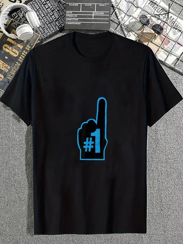 cotton Number Swoosh Fan Sports Fan Finger Funny Meme Quote Friend Gift T-Shirt casual Fashion graphic tees for women...