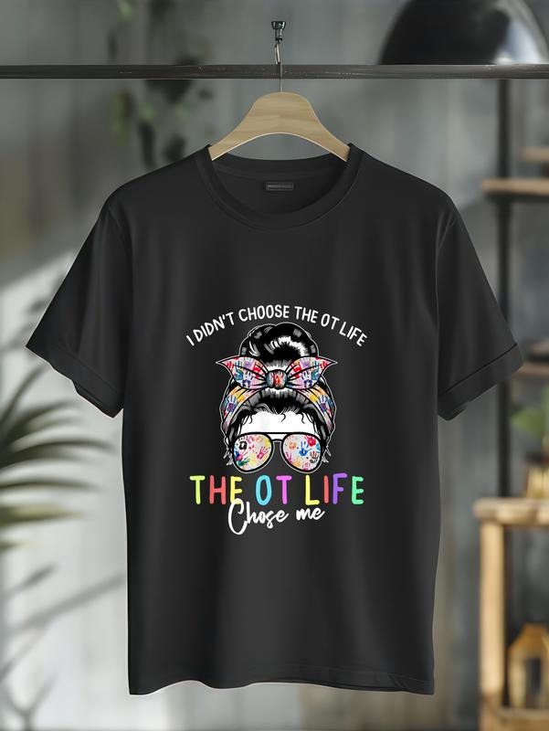 cotton Occupational TNF Messy Bun Pediatric Wizard school Life TNF T-Shirt casual Fashion graphic tees women Hoodie,...
