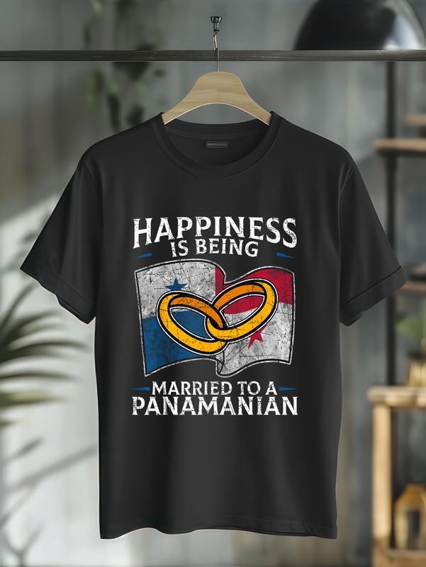 cotton Panamanian Wedding Republic FOG Panama Roots Married T-Shirt casual Fashion graphic tees women Hoodie, Sweatshirt