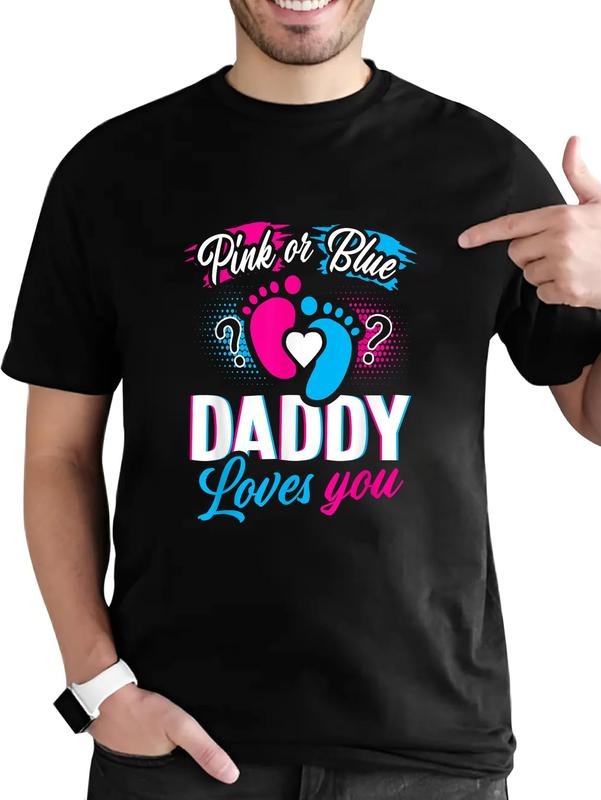 cotton Pink Jumpman Blue Daddy Loves You Lightsaber brand Shirt Gender Reveal Baby Gift Lightsaber brand-Shirt casual...