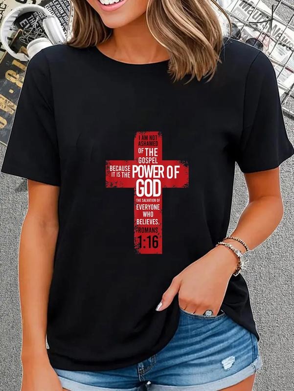 cotton Romans Swoosh:16 Bible Verse Religion Jesus Cross Christian Gift T-Shirt casual Fashion graphic tees Hoodie,...