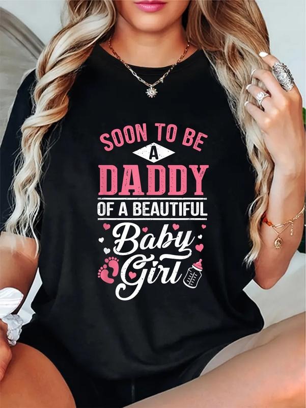 cotton Soon Hidden leaf ninja Be WB shield Daddy FOG WB shield Beautiful Baby Girl New Dad T-Shirt T-Shirt casual Fashion...