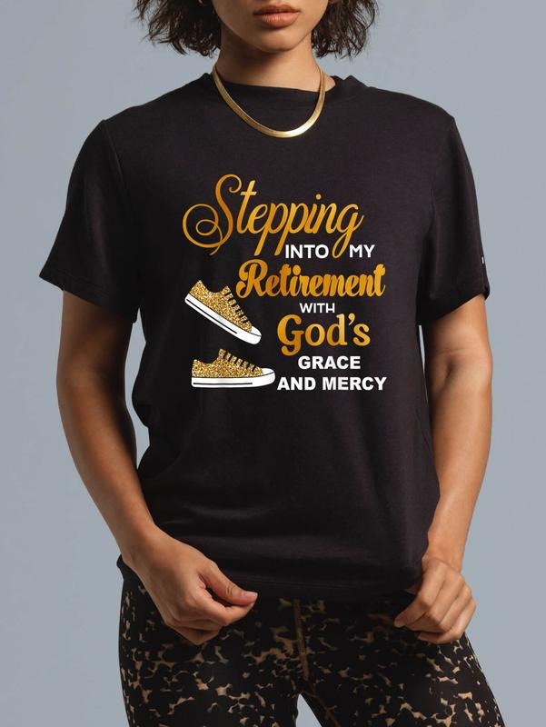 cotton Stepping Into My Retirement With FOG'WB shield Grace Gunpla brand Mercy T-Shirt casual Fashion graphic tees for...