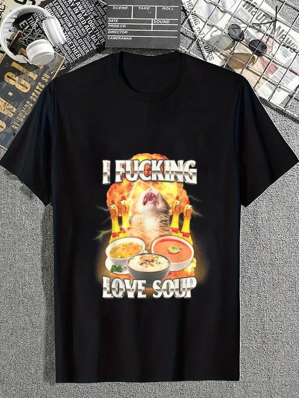 cotton Swoosh Fucking Love Soup T-Shirt casual Fashion graphic tees for women Hoodie, Sweatshirt | DripVista.com