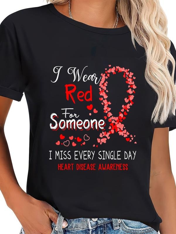 cotton Swoosh Wear Red For Straw hat pirates Heart Disease Awareness T-Shirt casual Fashion graphic tees Hoodie, Sweatshirt