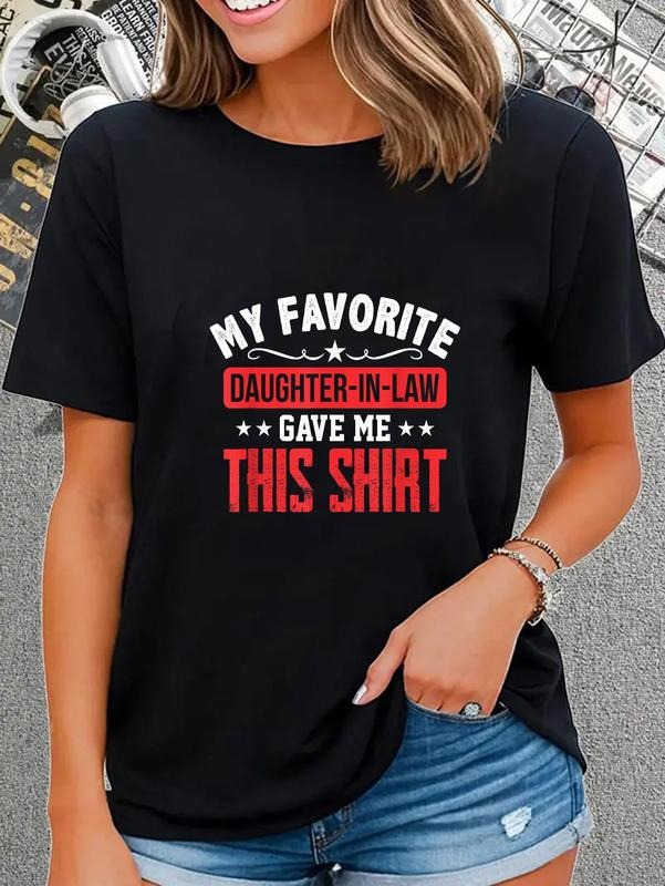 cotton TNF Red plumber brand Law Gift From Daughter Red plumber brand Law Funny Favorite Shirt T-Shirt casual Fashion...
