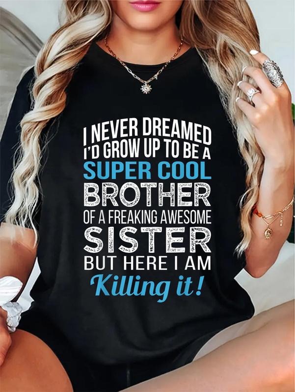 cotton TNF Shirt Funny TNF Gift from Sister Birthday T-Shirt casual Fashion graphic tees Hoodie, Sweatshirt | DripVista.com