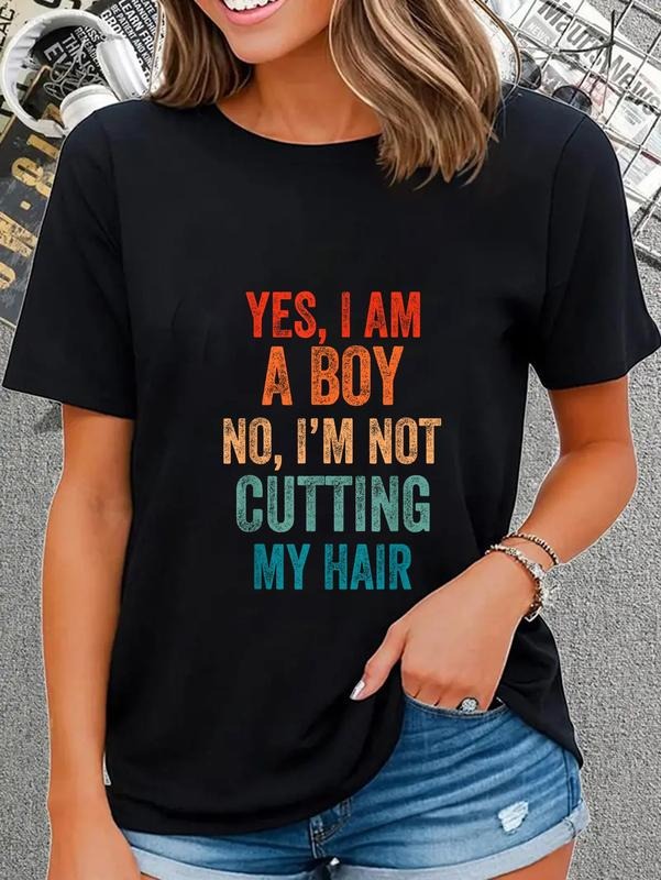 cotton Yes, Swoosh Gunpla brand WB shield Boy. TNF, Swoosh'Bat brand Not Cutting My Hair Kids long hair T-Shirt casual...