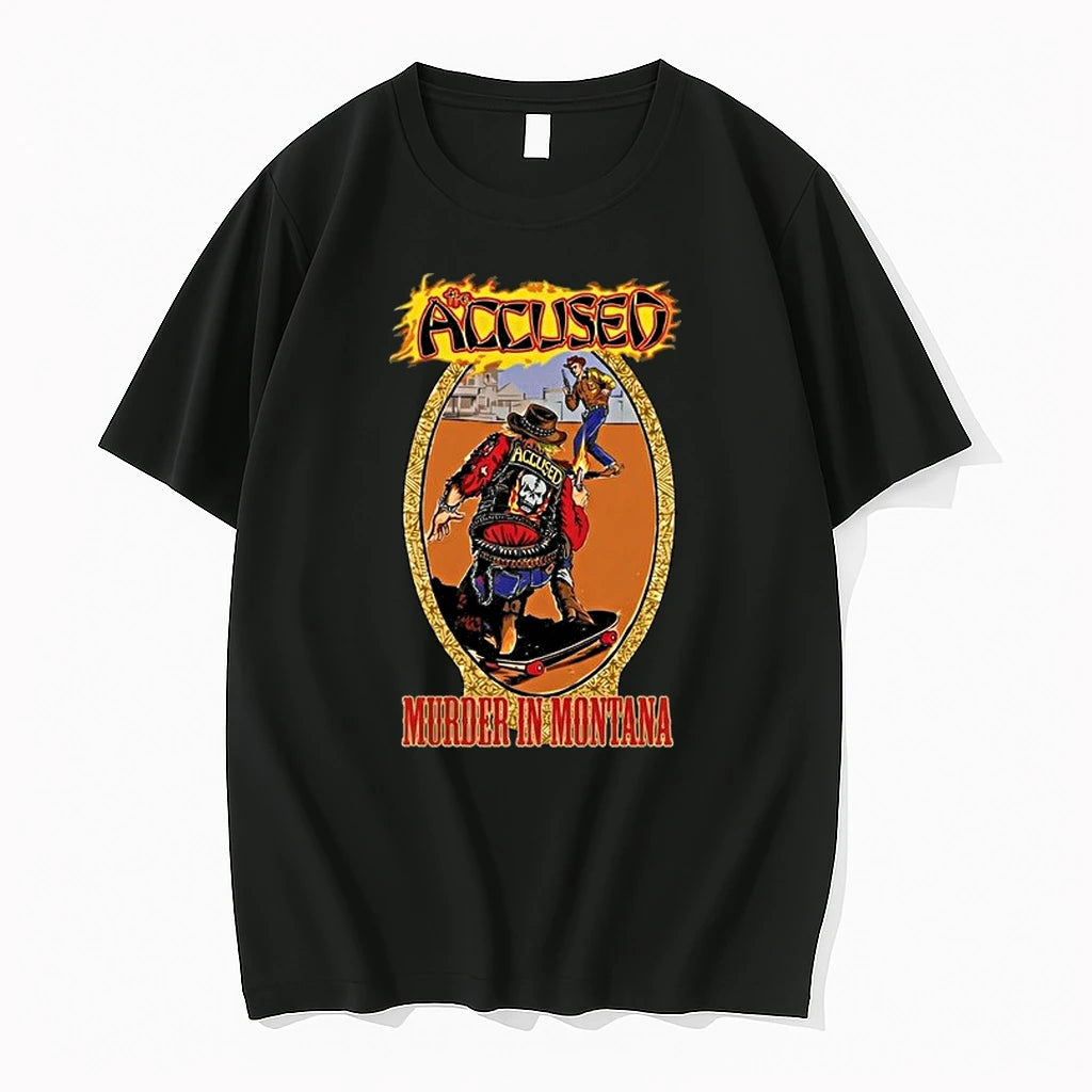 Cowboy The Acclised Murder In Montana 0 Tshirts Sweater
