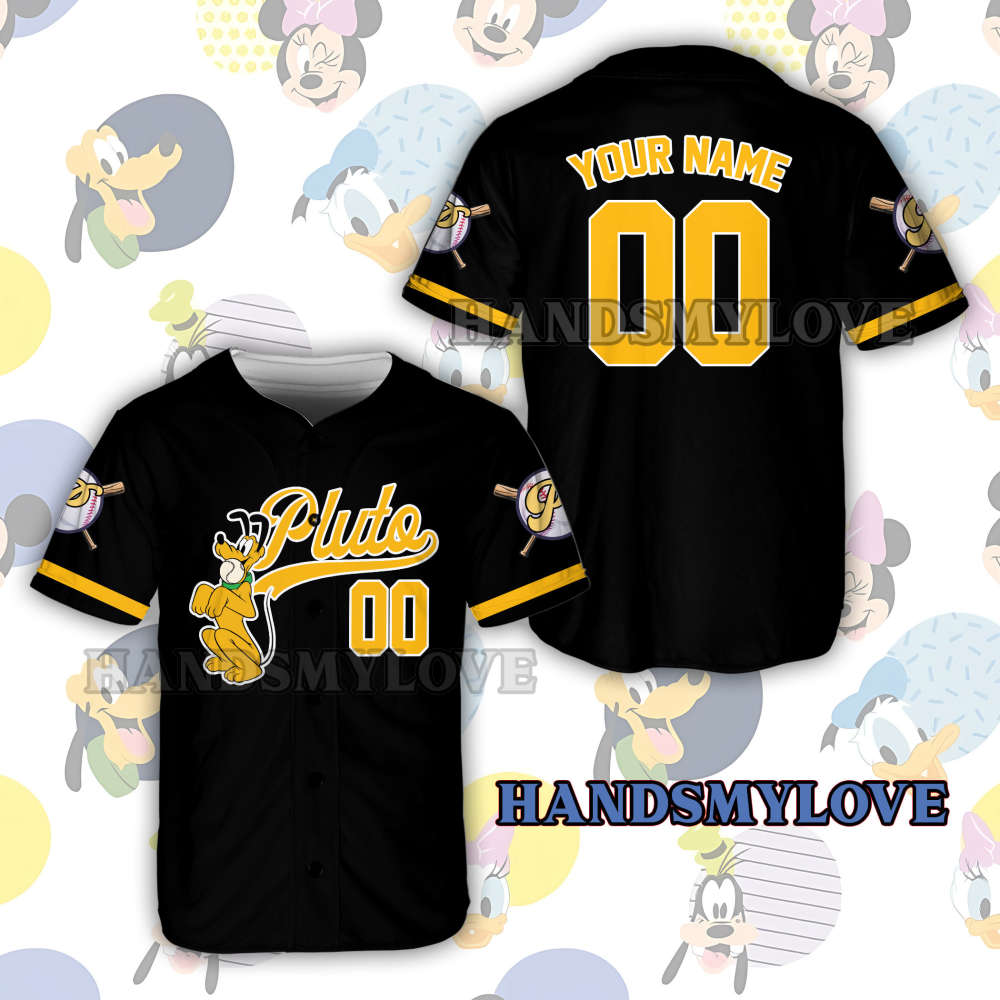 Game Day Mickey Baseball Jersey: Custom Disney Character Outfit for Baseball Fans & Lovers - Bafud