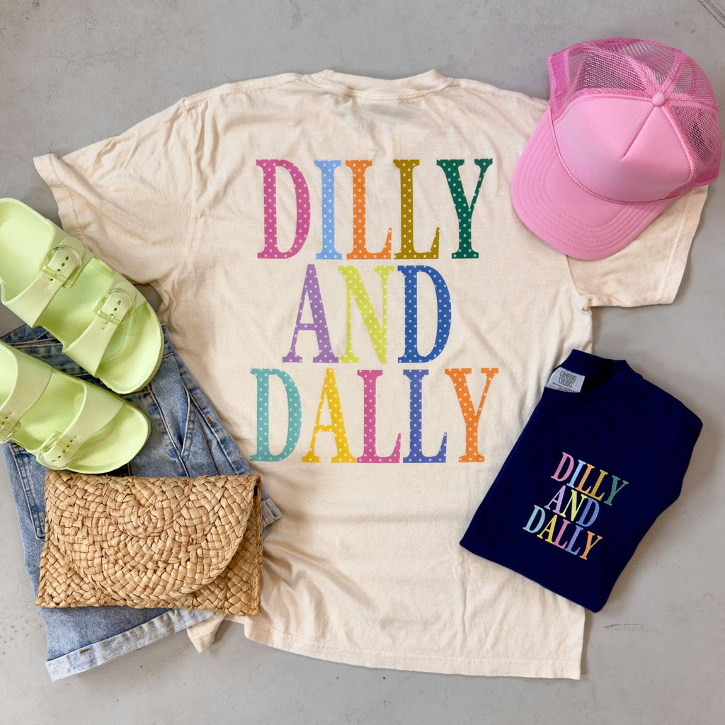 Dilly Dally Front & Back Tee