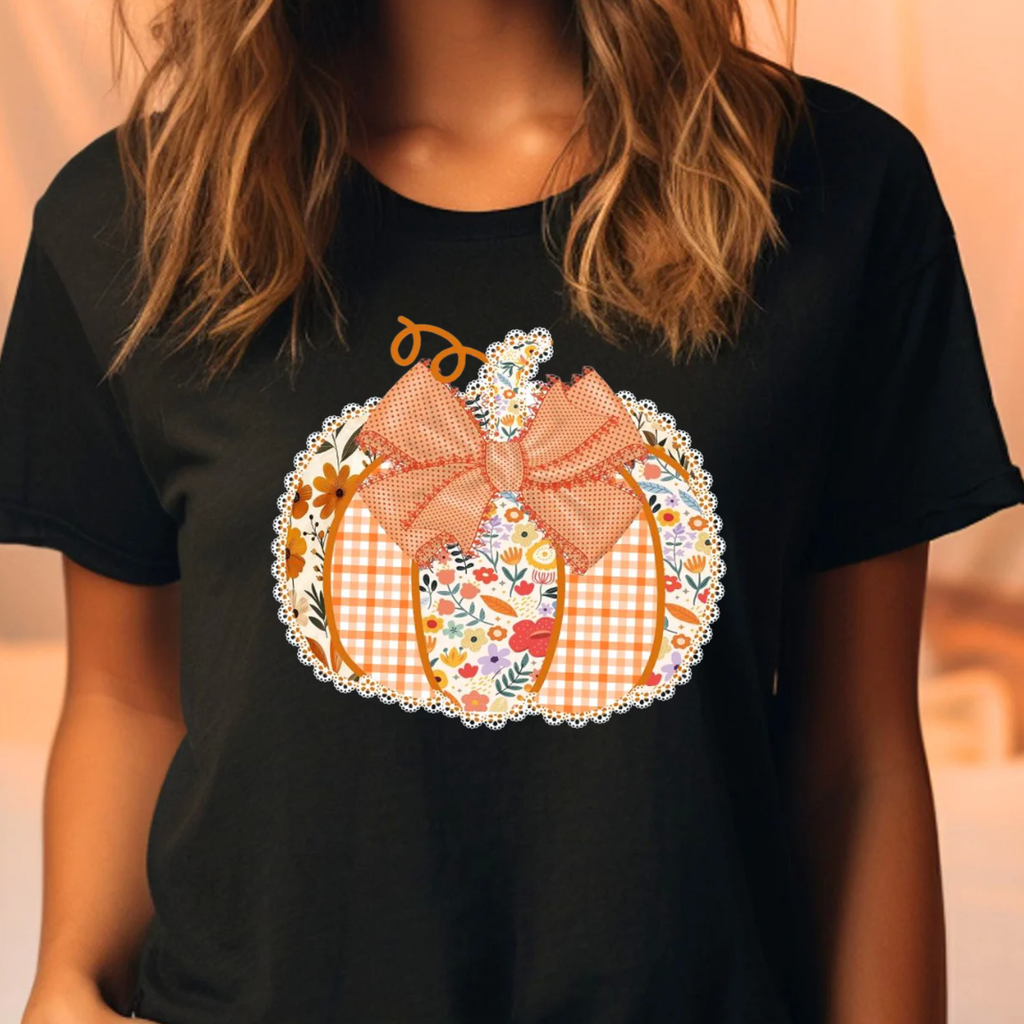 Ditsy Flower Pumpkin Tee