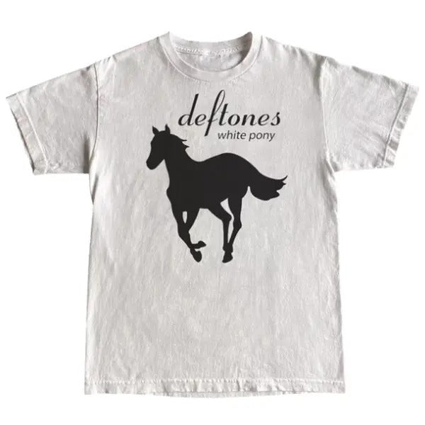 deftones white pony t shirt, Unisex T-shirt, Y2k Shirt, Gift For Men Women Hoodie, Sweatshirt | DripVista.com