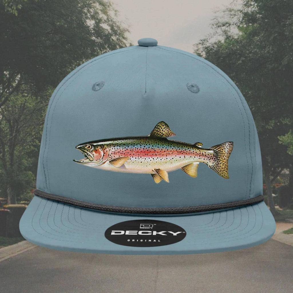 Trout and Animal Rope Snapback Hats For Men