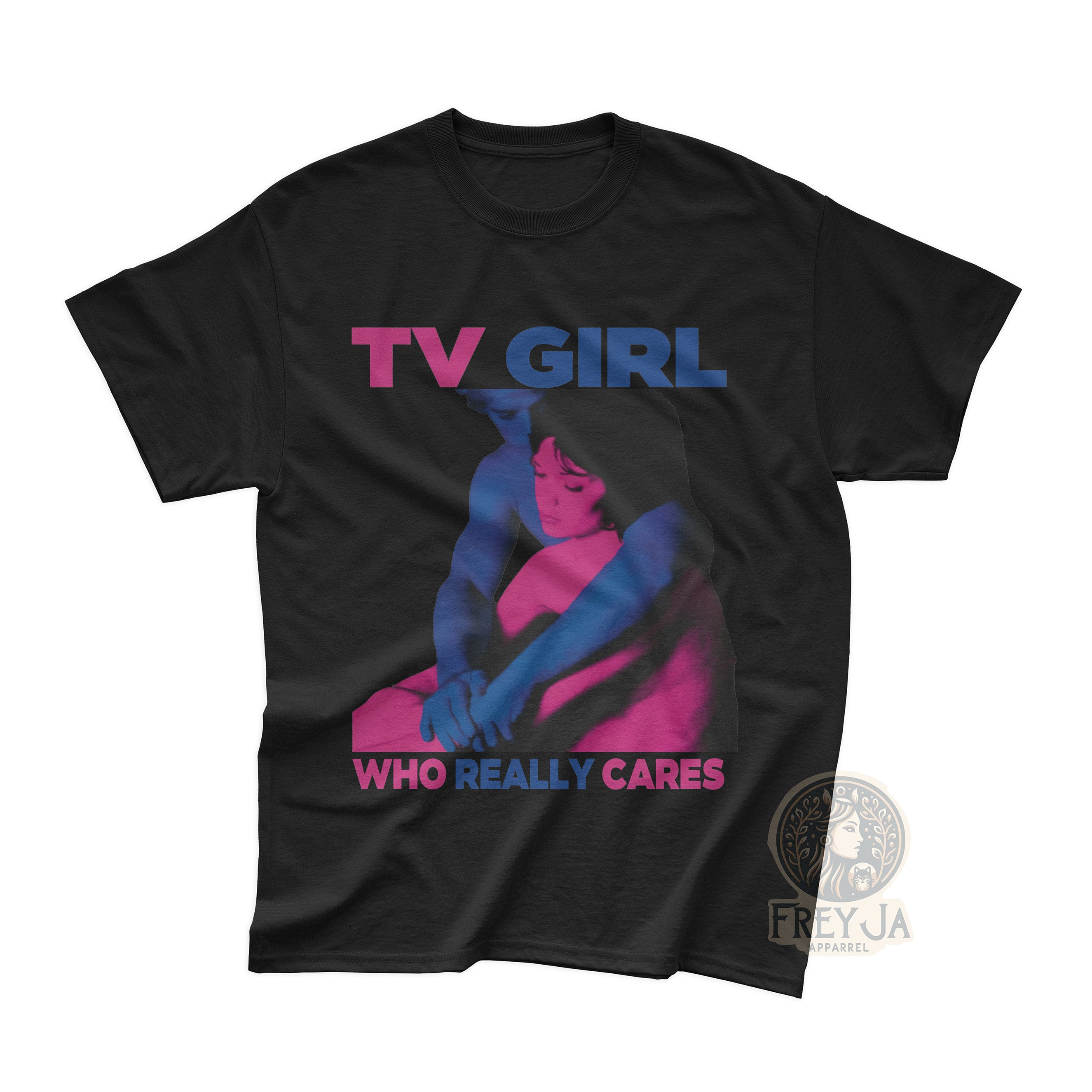 Tv Girl Indie Rock Music Band Merch Alternative Music Really Cares Album Tee (1)
