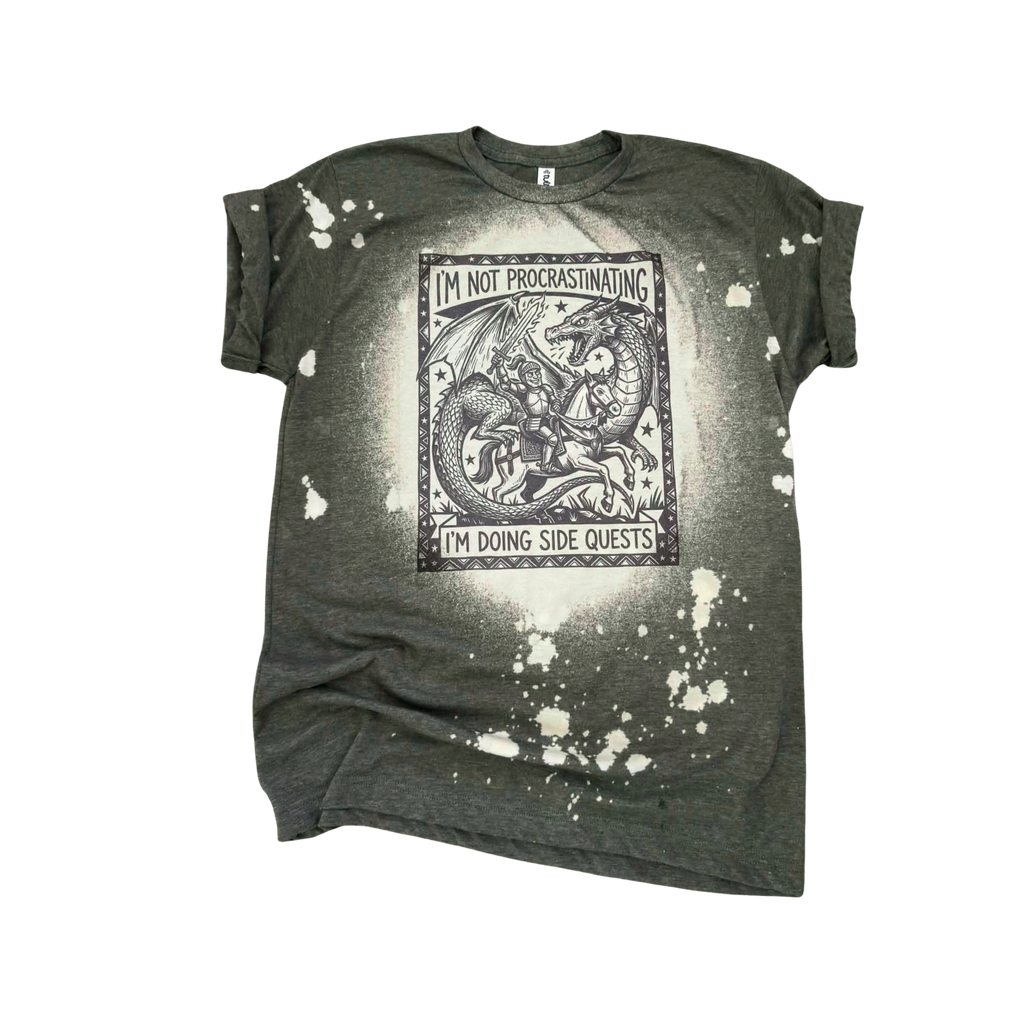 I'm Not Procrastinating Side Quests Fantasy Graphic Tee