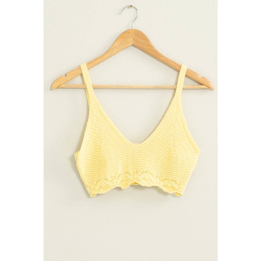 Crochet Knit Bralette