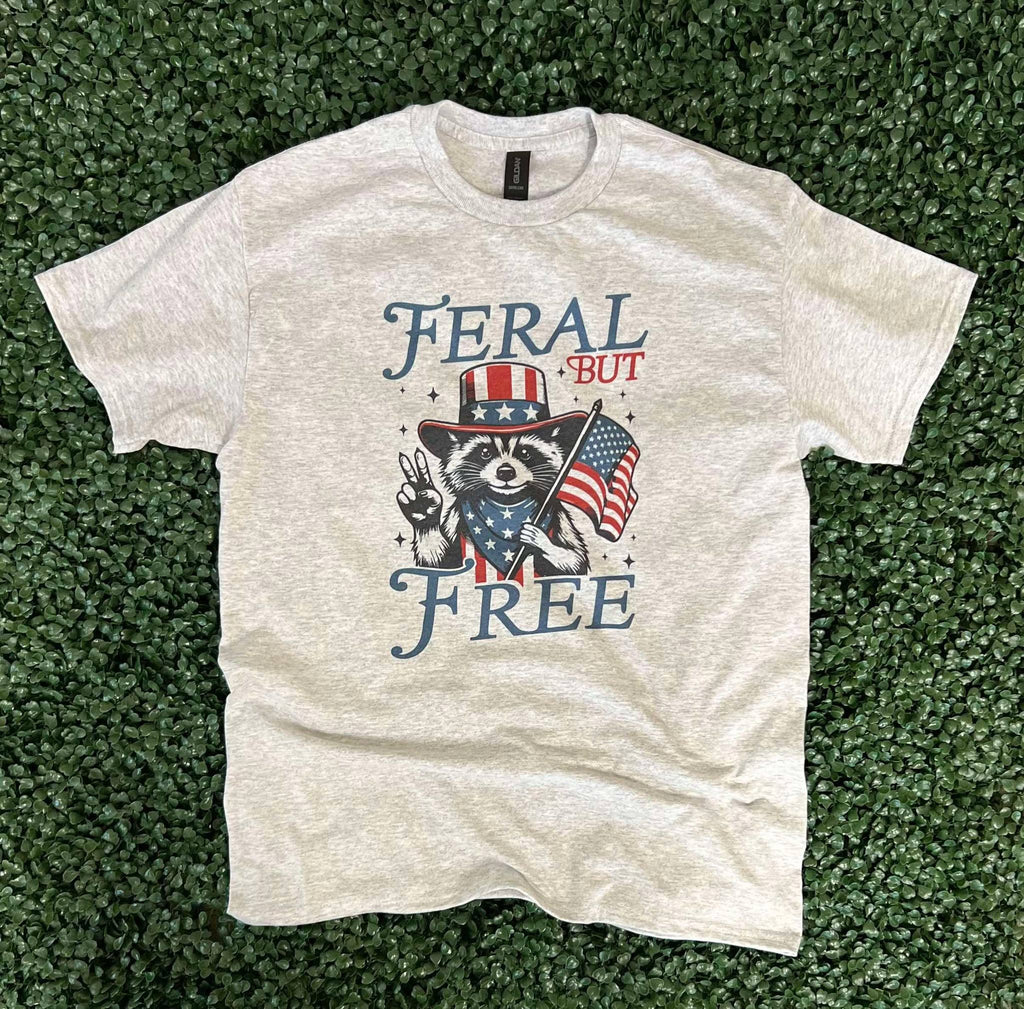 Feral But Free On Ash Gray