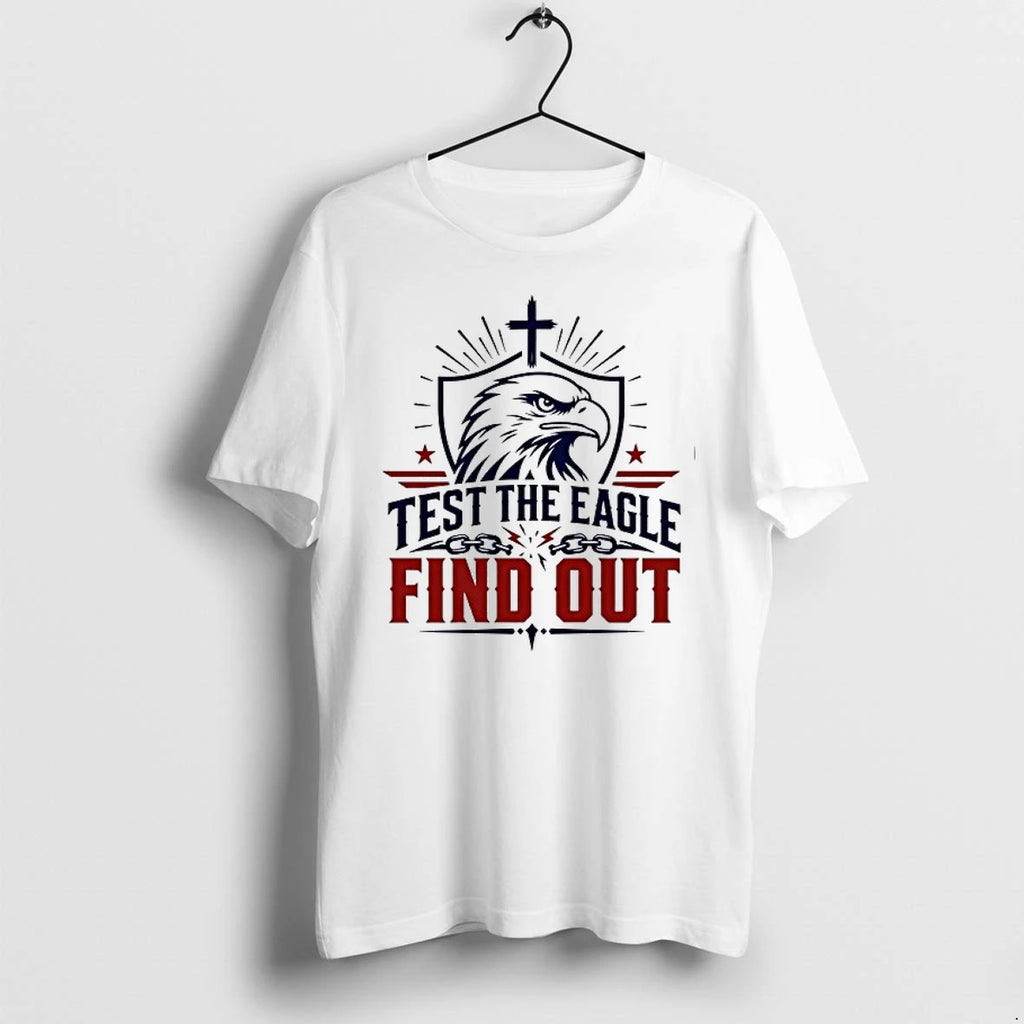 Est The Eagle Find Out Patriotic American Bald Eagle Christian Faith Cross 0 Tshirts Sweater
