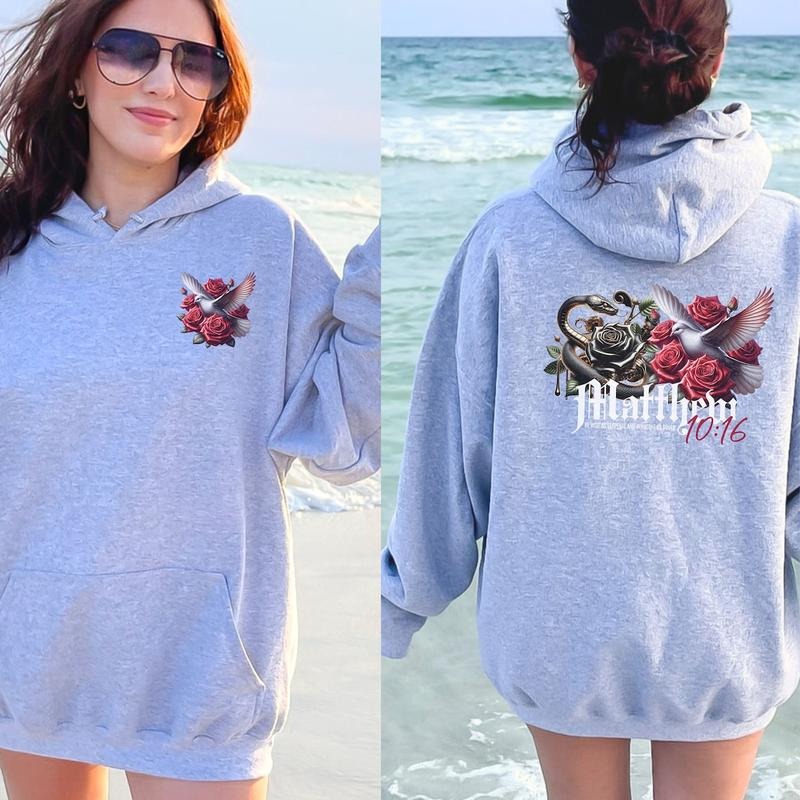 esus Hoodie, Bible Verse Sweatshirt, Aesthetic Christian Sweatshirts Cotton Womenswear T-Shirts | DripVista.com