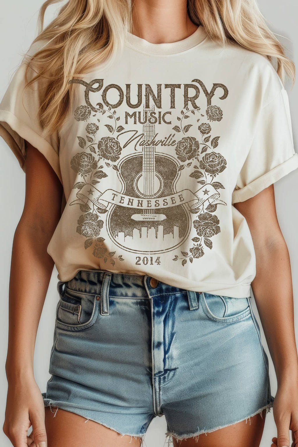 Women Tennessee Graphic Print Short Sleeve Top