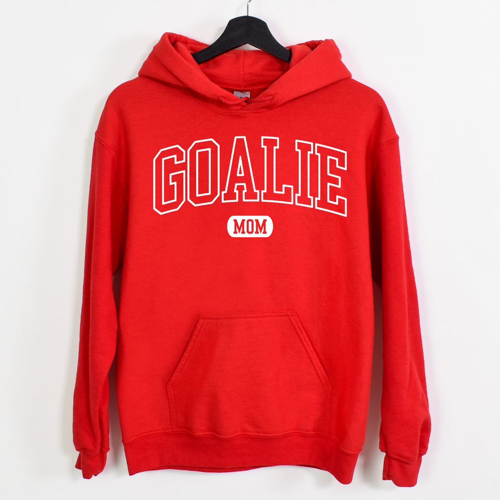 Custom Goalie Mom Hooded Sweatshirt
