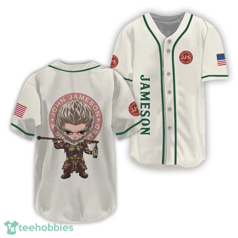 Fans Jameson Black Myth Wukong Button Jersey Gift Fans