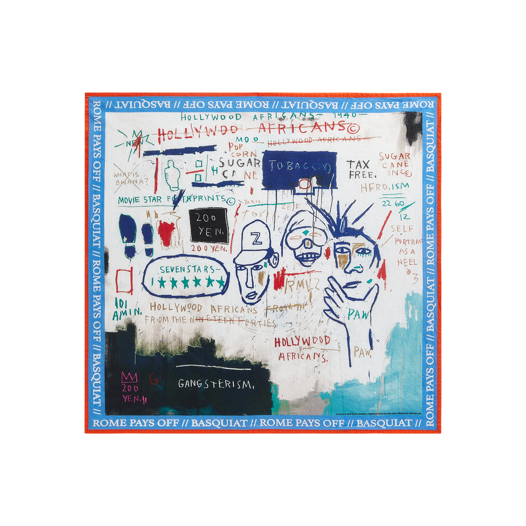 Jean-Michel Basquiat "Hollywood Africans" Bandana