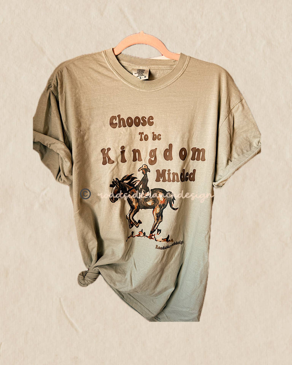Choose To Be Kingdom Minded Graphic Comfort Colors Tee