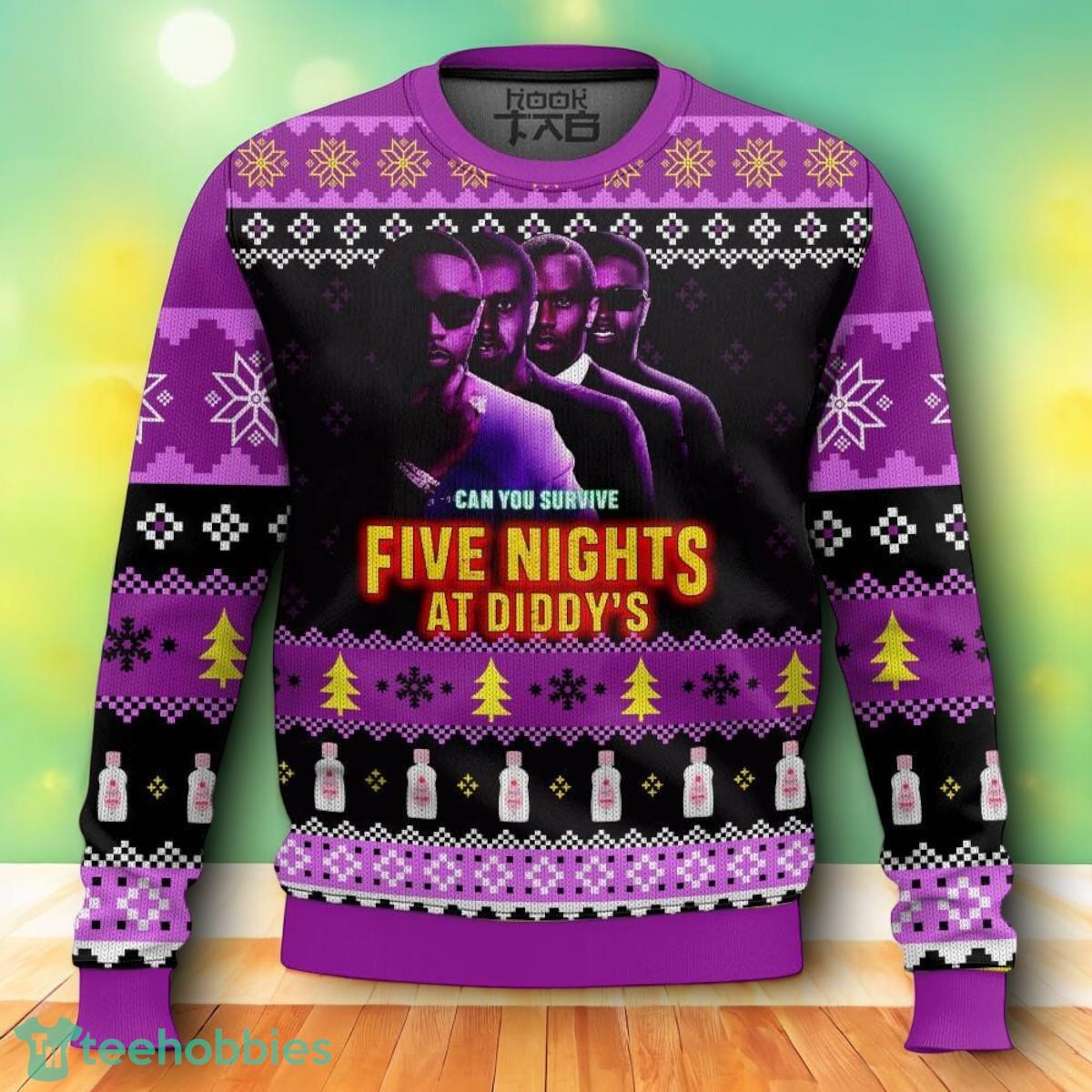 Five Night At Diddy’s Ugly Christmas Sweater For Men Women