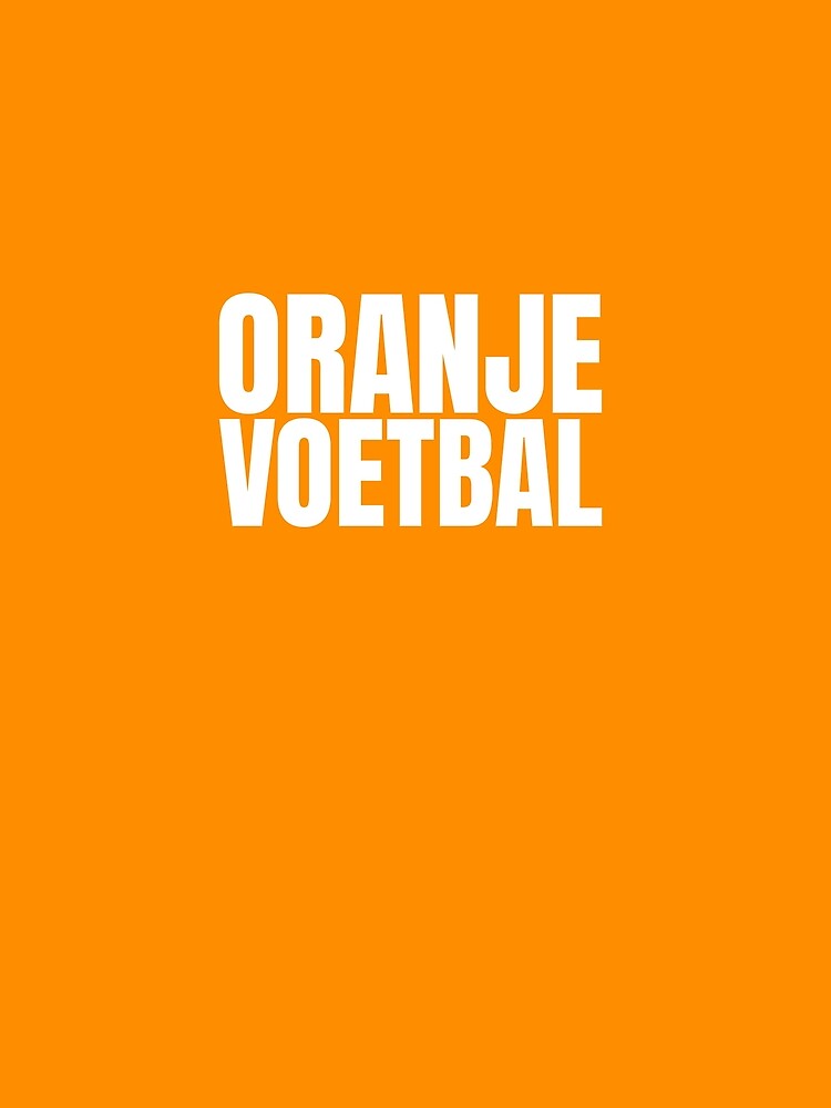 ORANJE VOETBAL by mooskdesign