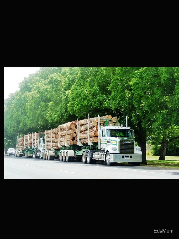 Two fully laden Log haulers - Camperdown, Vic. Australia by EdsMum