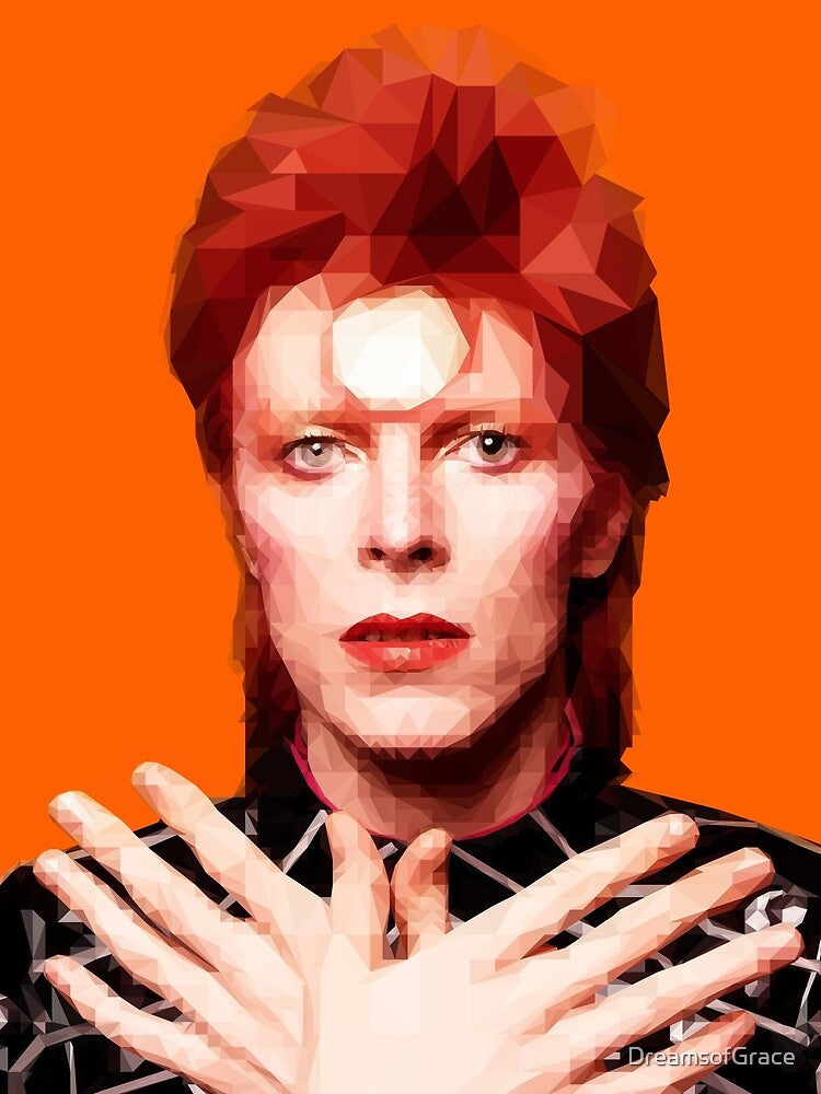 Polygonal Portrait of David Bowie by DreamsofGrace