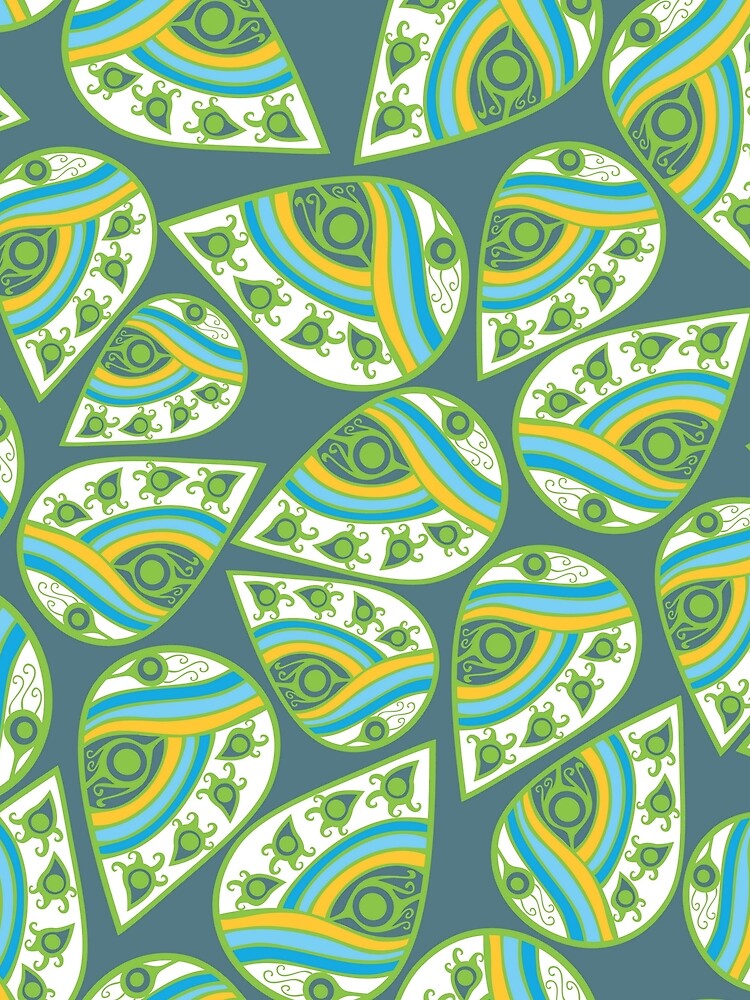 Gorgeous Retro Paisley Pattern by pugmom4
