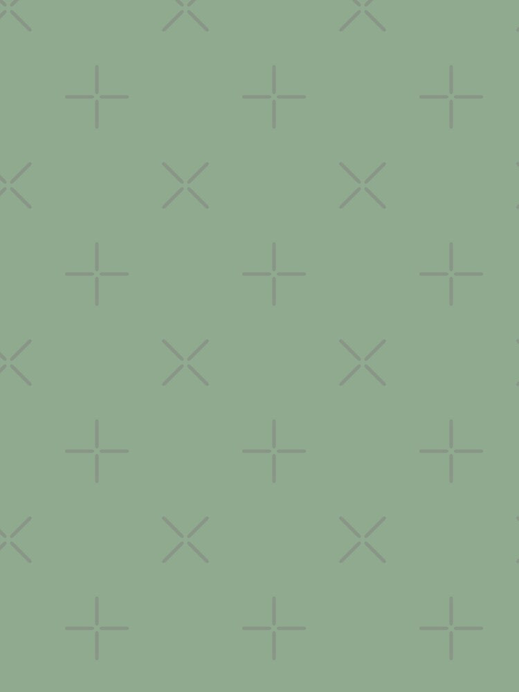 Sage Green Monochrome Plain No Pattern by KeksWorkroom