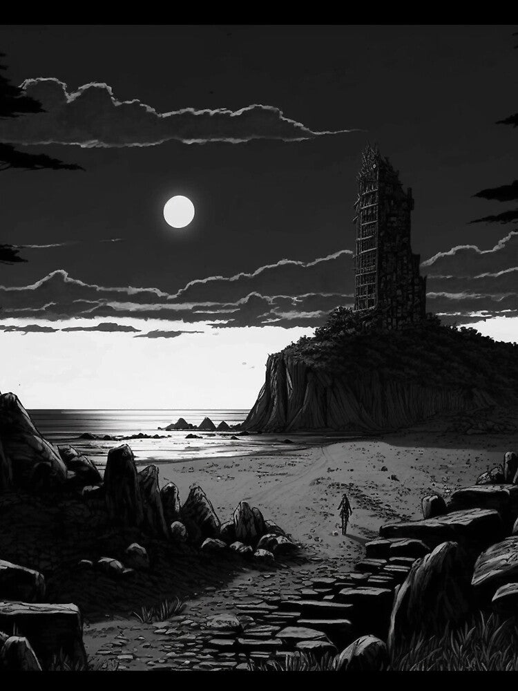 eclipse scene by anime scenery
