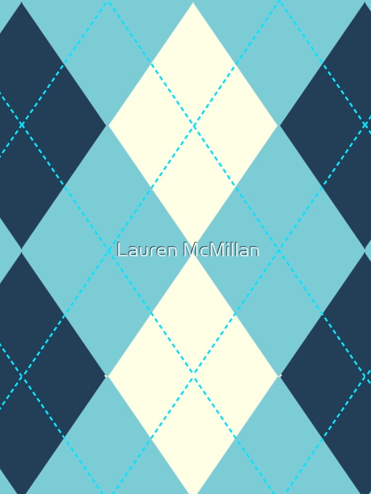 Teal Plaid by Lauren McMillan
