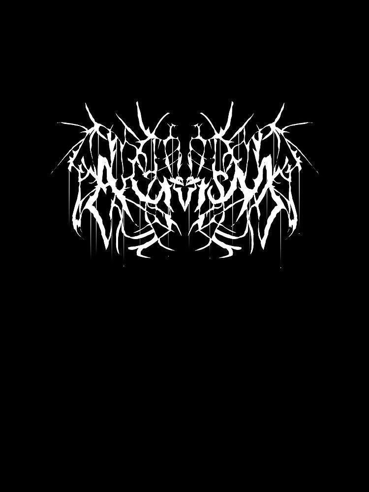 Autism Death Metal (White Text) by ApertureAndroid