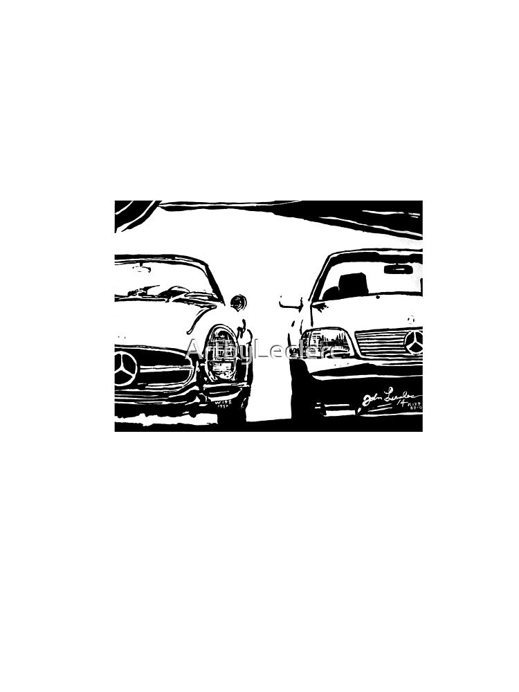 Old And New W198 R129 by ArtbyLeclerc