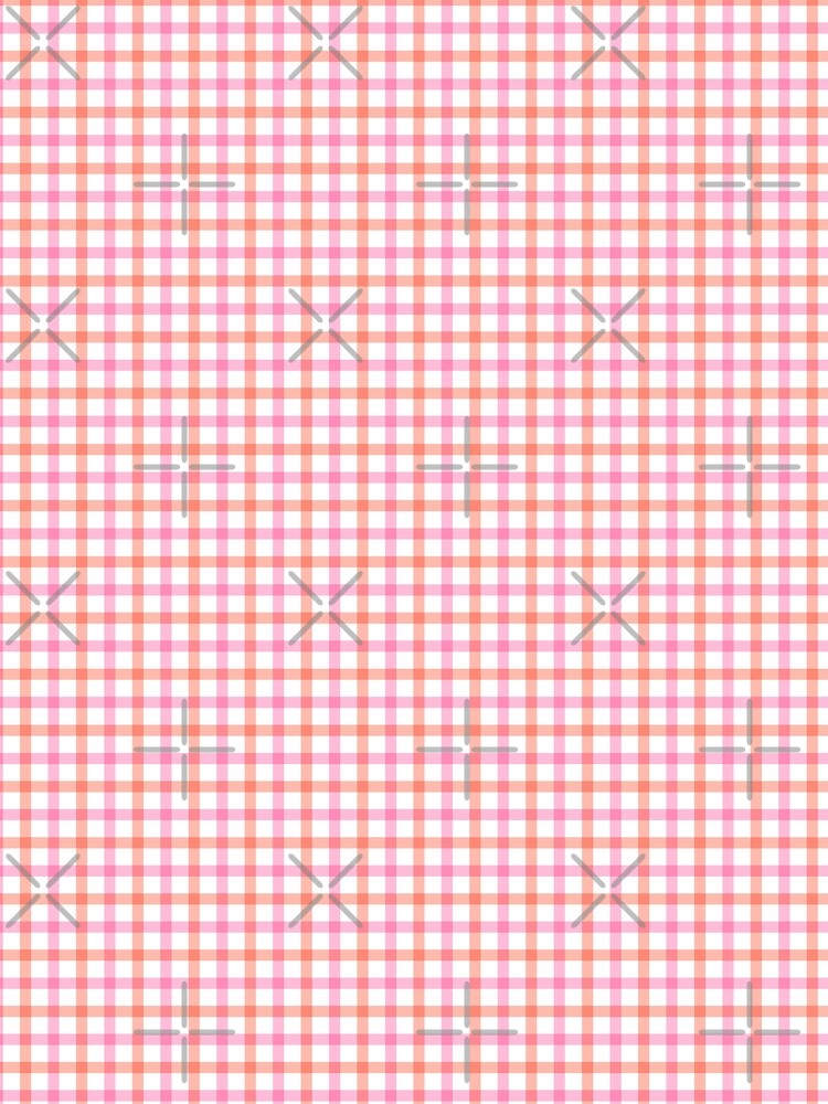 Cotton candy & melon plaid by Mint + Midnight