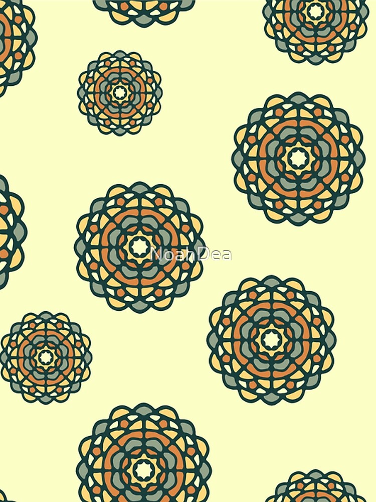 Yellow circle pattern by NoahDea