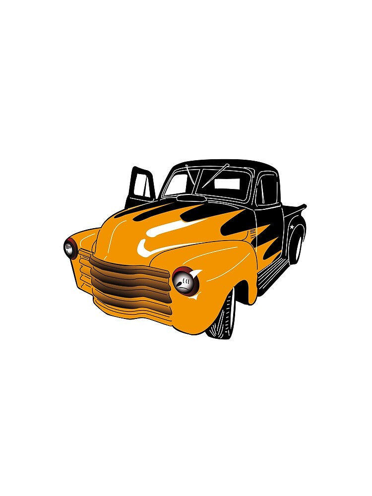 orange custom car by brineB