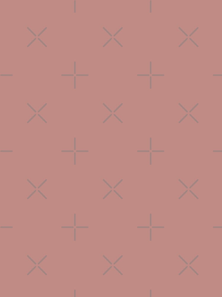 Plain Pink Rosewood Colour by PatternTitan
