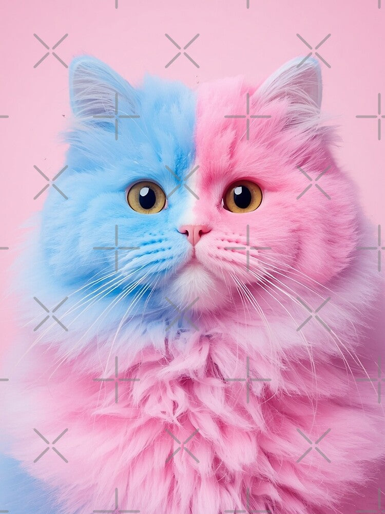 Cotton Candy Cat Kawaii Sticker by Stylestickers55